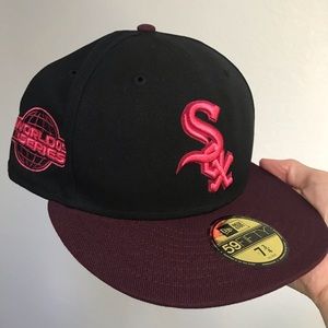 New Era Chicago White Sox 59FIFTY Fitted Hat 2005 World Series Patch 7 3/4